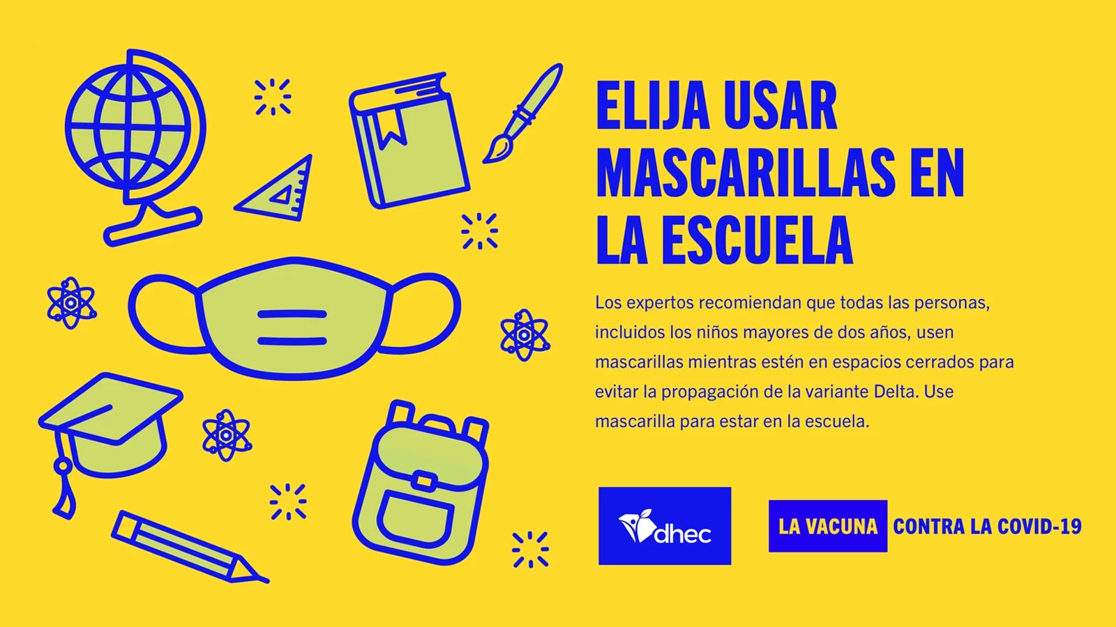 Spanish Language Masks Ad Concept